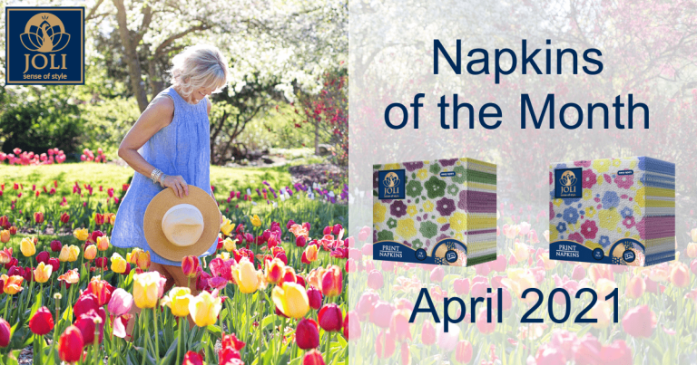 Napkins of the month – April 2021