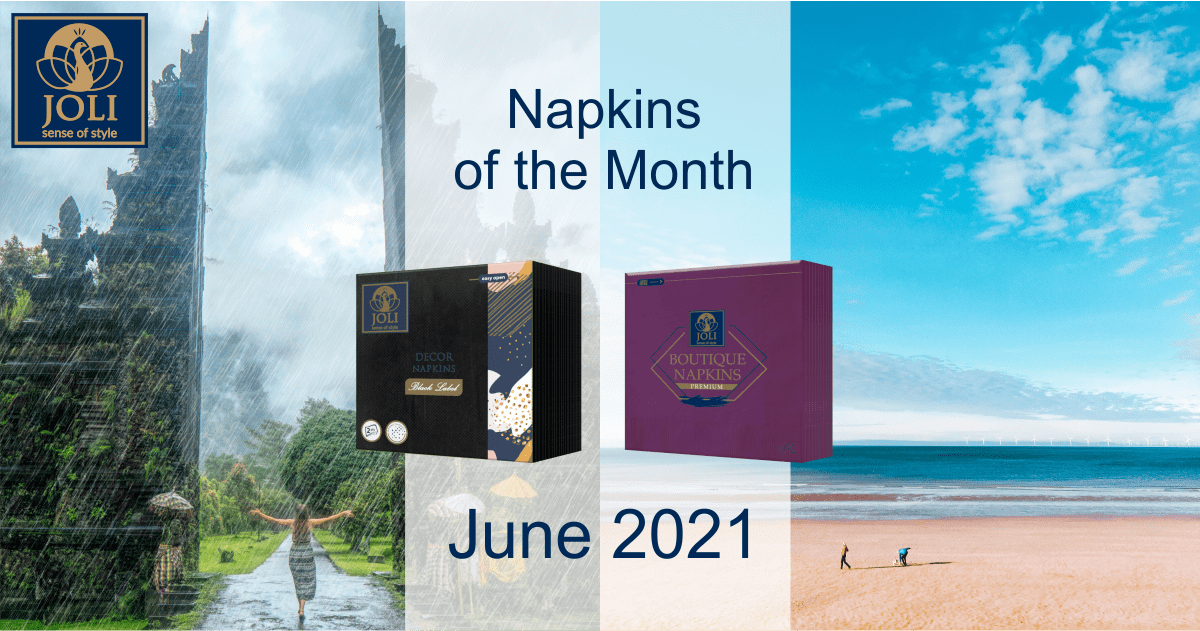 Napkins of the month – June 2021